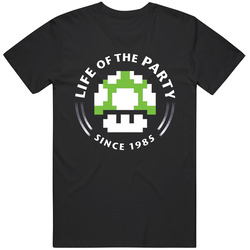 Life Of The Party Since 1985 - Super Mario Bros Nintendo Retro Classic T Shirt