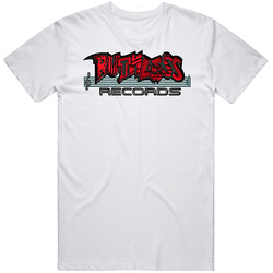 Ruthless Records White Retro Classic T Shirt