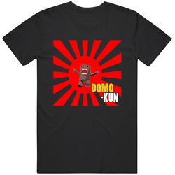 Domo Kun Domokun Japanese Logo Black Retro Classic T Shirt