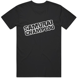 Samurai Champloo White Text Logo Anime Manga Retro Classic T Shirt