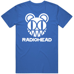 M Royal Blue Radiohead Retro Classic T Shirt