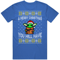 Baby Yoda A Merry Christmas You Will Have Ugly Sweater Retro Classic T Shirt