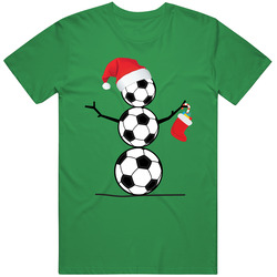 Soccer Snowman - A Soccer Christmas Retro Classic T Shirt