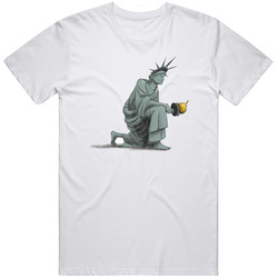 Statue Of Liberty Takes A Knee Retro Classic T Shirt Statue Of Liberty Takes A Knee Retro Classic T Shirt