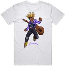 Lil Uzi Vert Super Saiyan Tee  Dragon Ball Z Liluzivert Heavy Metal Logo Anime Retro Classic T Shirt