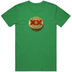 Dos Equis Bottle Cap Distressed Retro Classic T Shirt