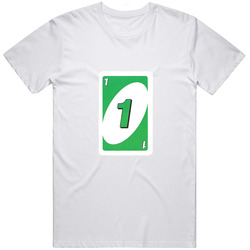 Uno Green One Retro Classic T Shirt
