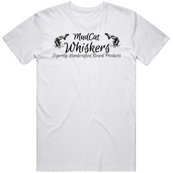 Mudcat Whiskers Classic Logo White Retro Classic T Shirt