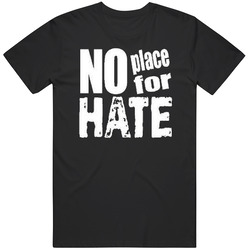 No Place For Hate (black) Retro Classic T Shirt