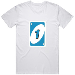 Uno Blue One Retro Classic T Shirt