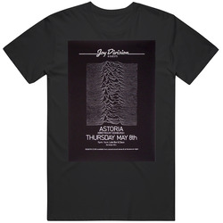 Joy Division Final Concert  Black Retro Classic T Shirt