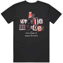 My Favorite Murder Podcast Mfm Fan Logo Retro Classic T Shirt