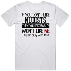 If You Don't Like Nudists Funny Retro Classic T Shirt