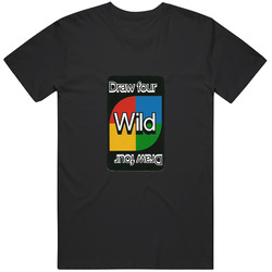 Retro Uno Wild Draw Four Retro Classic T Shirt