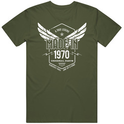 1970 Made In Wing Retro Classic T Shirt 1970 Made In Wing Retro Classic T Shirt