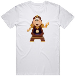Beauty And The Beast Cogsworth Clock Retro Classic T Shirt