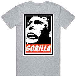 Darren The Gorilla Till Obey Parody Poster Fan Fighting Retro Classic T Shirt
