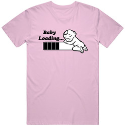 Baby Loading, Baby On Board, Baby Is On The Way, Mother To Be Retro Classic T Shirt