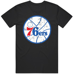 Philadelphia 76ers Old School Retro Logo Retro Classic T Shirt