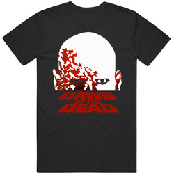 Dawn Of The Dead Horror Movie Zombie Retro Classic T Shirt