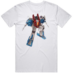 Retro Starscream Transformers Decepticons  White Retro Classic T Shirt