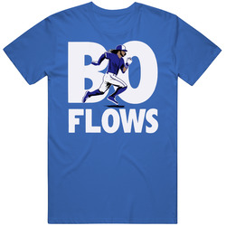 Bo Bichette Bo Flows Toronto Baseball Blue Retro Classic T Shirt