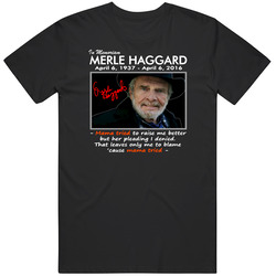 Memoriam Merle Black Retro Classic T Shirt