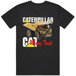 Caterpillar Mining Truck Vintage Black, Navy Blue And Other Color T-shirt Size Xs To 6xl For Men's And Retro Classic T Shirt