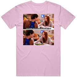 Mean Girls Its October 3rd Pink Retro Classic T Shirt