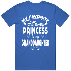 My Favorite Disney Princess Is My Granddaughter Retro Classic T Shirt
