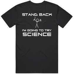 Stand Back Im Doing Science Retro Classic T Shirt