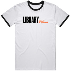 Library Of Congress Official Retro Classic T Shirt