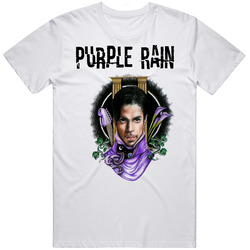 R.i.p Prince Pop Star Singer Purple Rain Memorial Sketch Retro Classic T Shirt