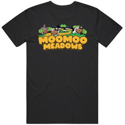 Georgenotfound Moomoo Meadows Cow Retro Classic T Shirt