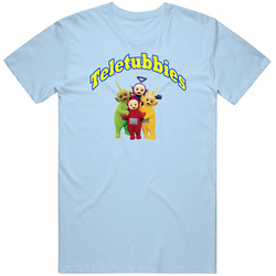Teletubies Laa-laa, Po, Dipsy, Tinky-winky Retro Classic T Shirt