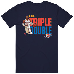 Russell Westbrook Mr Triple Double Retro Classic T Shirt