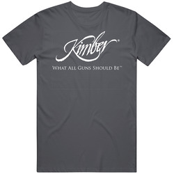 Kimber Charcoal Grey Retro Classic T Shirt