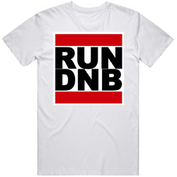 Funny Run Dnb Drum And Bass Music  White Retro Classic T Shirt
