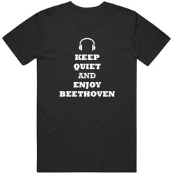 Keep Quiet And Enjoy Beethoven Retro Classic T Shirt