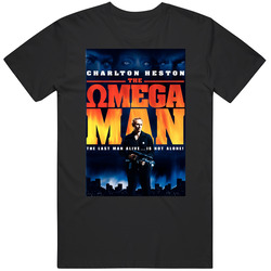 The Omega Man Charlton Heston Movie Retro Classic T Shirt