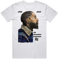 Yg The Marathon Continues Nipsey Hussle Retro Classic T Shirt