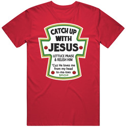 Christian Red Retro Classic T Shirt