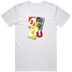 Uno Two Wild Four You Retro Classic T Shirt