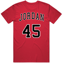 Michael Jordan 45 Chicago 1995 Basketball Retro Classic T Shirt