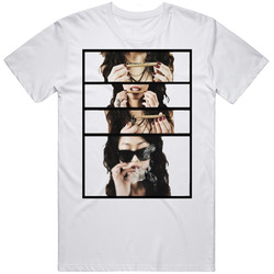 Sexy Girl Rolling Blunt Retro Classic T Shirt
