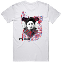 Rosa Rubra 3d Retro Classic T Shirt