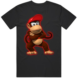 Diddy Kong Super Nintendo Retro Classic T Shirt Diddy Kong Super Nintendo Retro Classic T Shirt