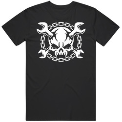 Mechanic Skull Crossbone Wrench Retro Classic T Shirt