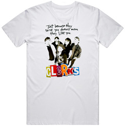 Clerks Kevin Smith Funny Movie Fan Retro Classic T Shirt