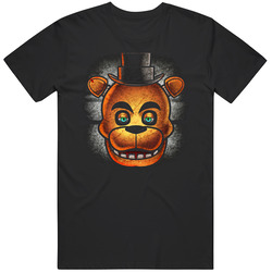 Hot New Five Nights At Freddie Standard Black S M L Xl Retro Classic T Shirt